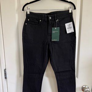 LL Bean Comfort Knit Slim Fit Jeans in Black